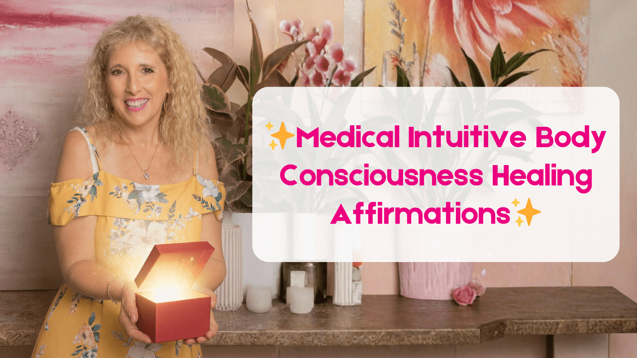 MEDICAL INTUITIVE BODY CONSCIOUSNESS HEALING AFFIRMATION GIFT BANNER